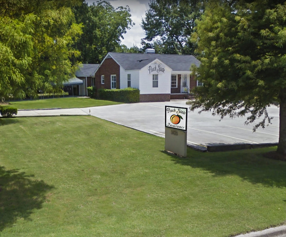 Peach State Insurance Office Corner View Peach State